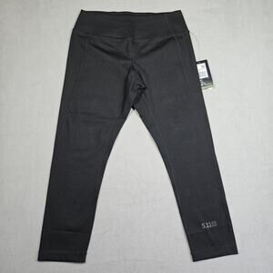 5.11 PT-R Max Effort Capri Womens Size Small Black Physical Training Leggings